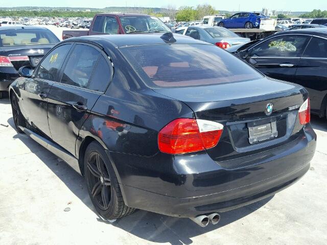 WBAVA37508NL43750 - 2008 BMW 328I BLACK photo 3