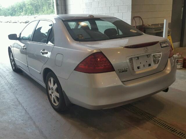 1HGCM55876A088773 - 2006 HONDA ACCORD EX SILVER photo 3