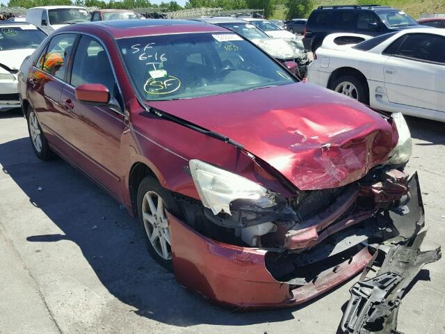 1HGCM66513A045178 - 2003 HONDA ACCORD EX RED photo 1