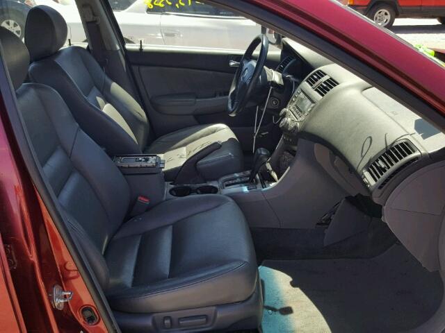 1HGCM66513A045178 - 2003 HONDA ACCORD EX RED photo 5