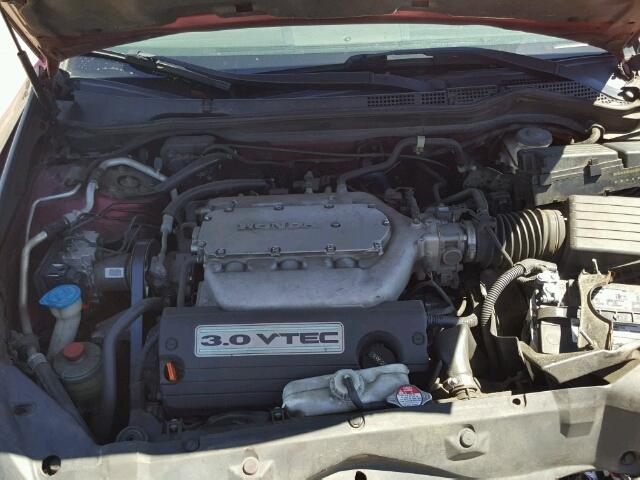 1HGCM66513A045178 - 2003 HONDA ACCORD EX RED photo 7