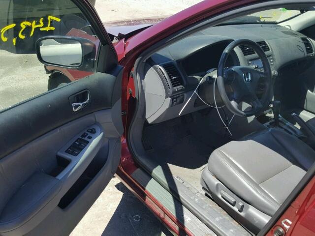 1HGCM66513A045178 - 2003 HONDA ACCORD EX RED photo 9