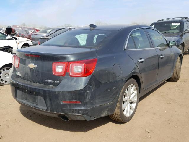 1G11F5SL8FF124068 - 2015 CHEVROLET MALIBU LTZ ნაცრისფერი ფოტო 4