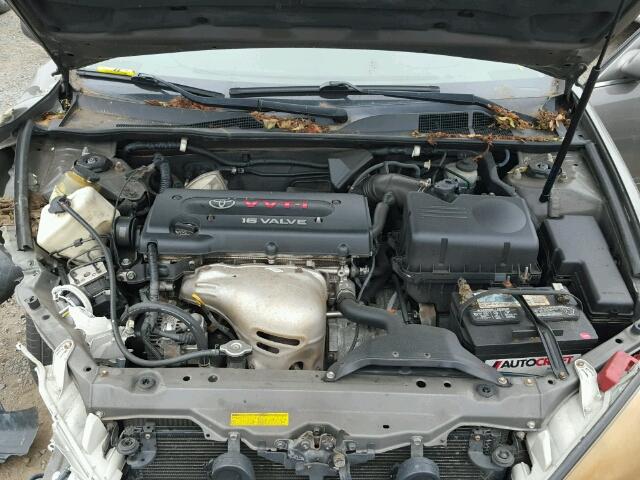4T1BE32K52U598278 - 2002 TOYOTA CAMRY LE GRAY photo 7