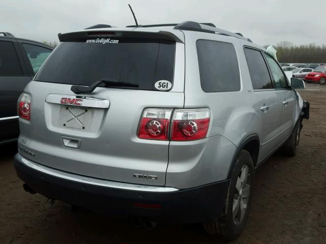 1GKLVMED0AJ197608 - 2010 GMC ACADIA SLT ვერცხლისფერი ფოტო 4