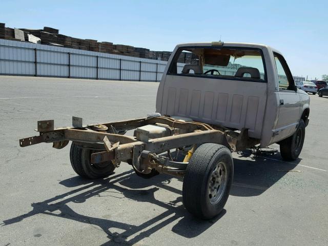 1GTGC24K9PE534785 - 1993 GMC SIERRA C25 TAN photo 4