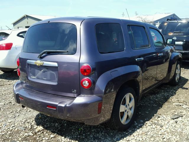 3GNDA13D06S599445 - 2006 CHEVROLET HHR LS PURPLE photo 4