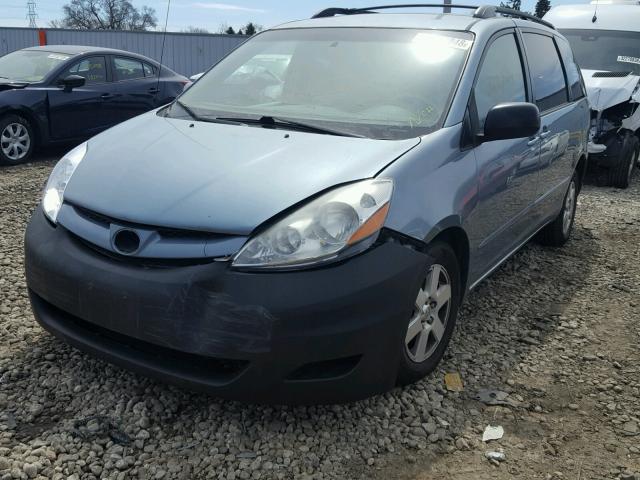 5TDZK23C68S179396 - 2008 TOYOTA SIENNA BLUE photo 2