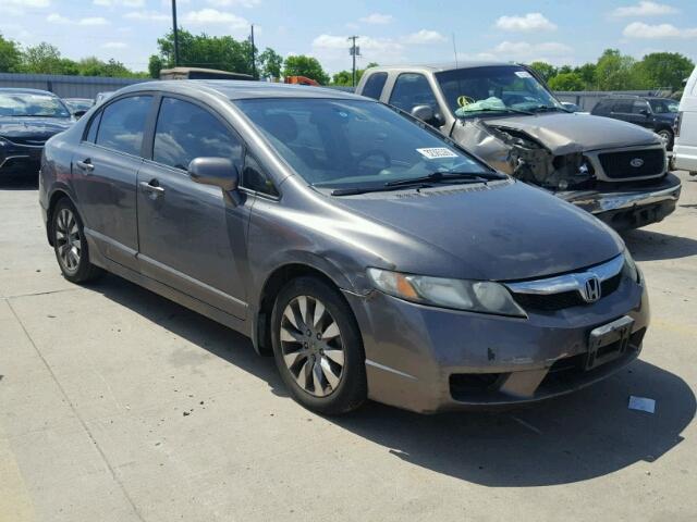 19XFA16939E015387 - 2009 HONDA CIVIC EXL BROWN photo 1