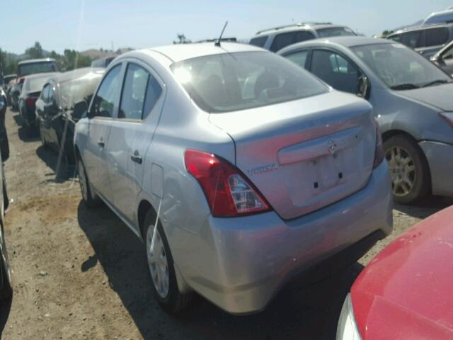 3N1CN7AP6FL954141 - 2015 NISSAN VERSA S WHITE photo 3