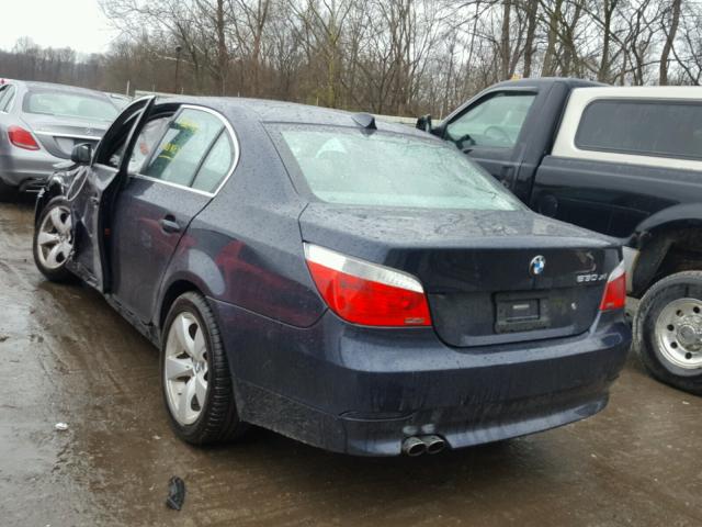 WBANF73546CG68685 - 2006 BMW 530 XI BLUE photo 3