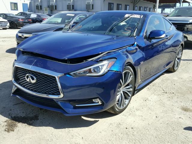 JN1EV7EK5HM362083 - 2017 INFINITI Q60 PREMIU BLUE photo 2