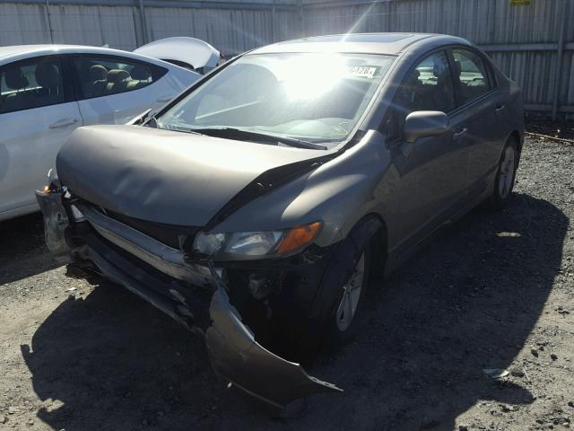 2HGFA16938H306721 - 2008 HONDA CIVIC EXL CHARCOAL photo 2
