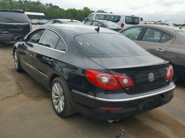 WVWMN7AN6CE500760 - 2012 VOLKSWAGEN CC SPORT BLACK photo 3