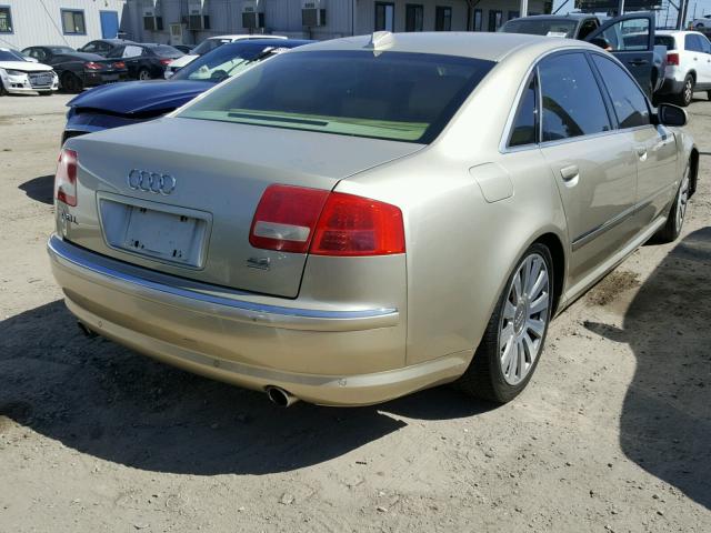 WAUML44E74N015641 - 2004 AUDI A8 L QUATT GOLD photo 4