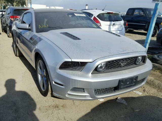 1ZVBP8CF9D5209133 - 2013 FORD MUSTANG GT SILVER photo 1