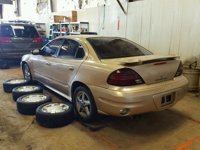 1G2NF52E74C192939 - 2004 PONTIAC GRAND AM S ოქროსფერი ფოტო 3