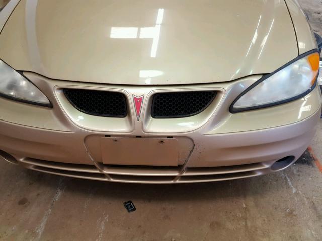 1G2NF52E74C192939 - 2004 PONTIAC GRAND AM S ოქროსფერი ფოტო 9