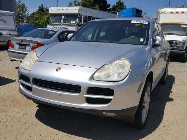 WP1AB29P64LA72494 - 2004 PORSCHE CAYENNE S SILVER photo 2