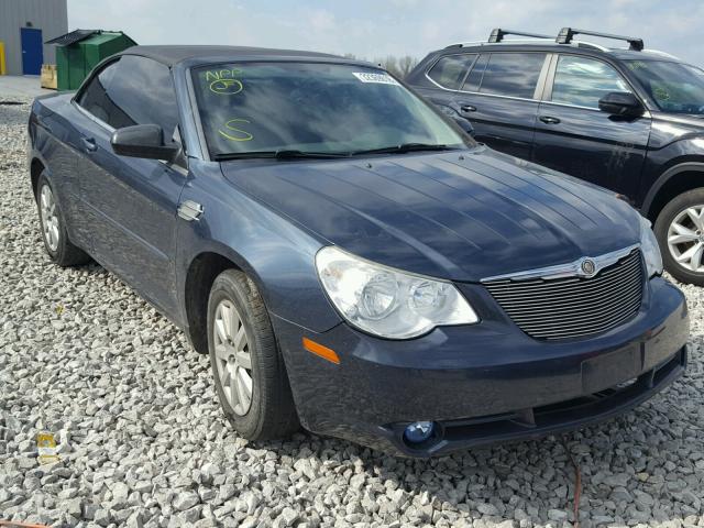 1C3LC45K28N632880 - 2008 CHRYSLER SEBRING BLUE photo 1