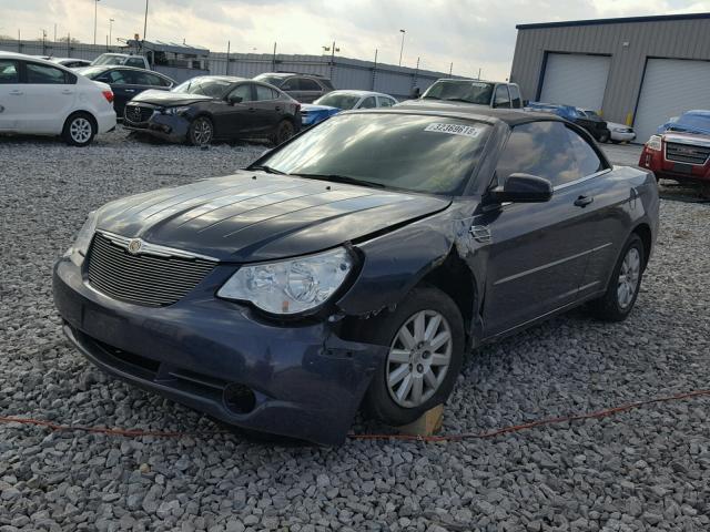 1C3LC45K28N632880 - 2008 CHRYSLER SEBRING BLUE photo 2