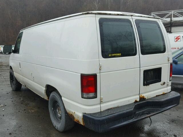 1FTRE14251HA59011 - 2001 FORD ECONOLINE WHITE photo 3