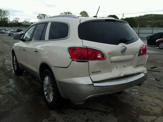 5GAKRCED6CJ400205 - 2012 BUICK ENCLAVE WHITE photo 3