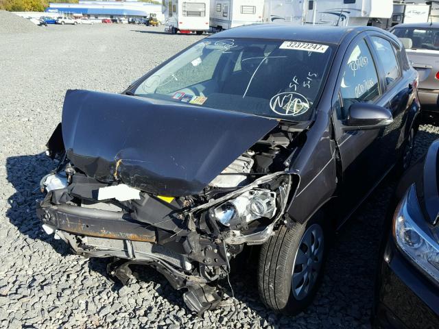 JTDKDTB36C1502516 - 2012 TOYOTA PRIUS C GRAY photo 2