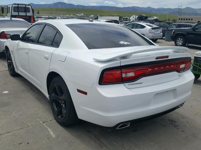 2C3CDXCTXEH369777 - 2014 DODGE CHARGER R/ WHITE photo 3