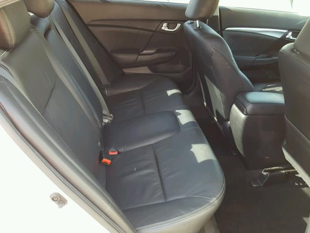 19XFB2F90EE202891 - 2014 HONDA CIVIC EXL WHITE photo 6