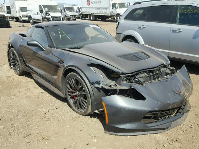 1G1YU2D60J5601424 - 2018 CHEVROLET CORVETTE Z GRAY photo 1