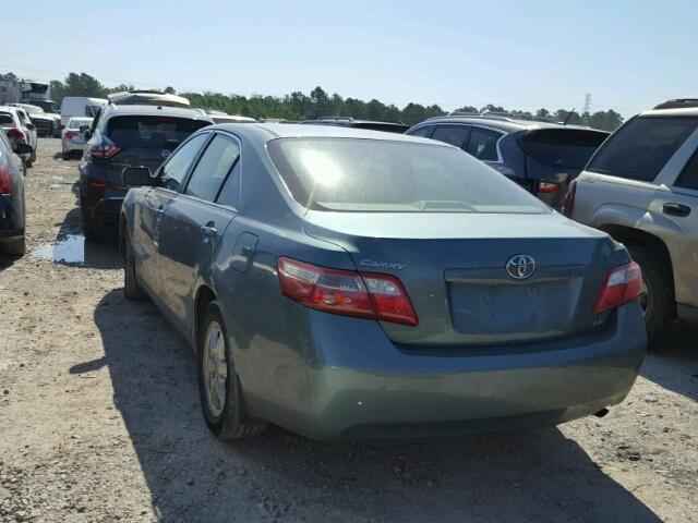 4T1BE46K07U511328 - 2007 TOYOTA CAMRY NEW GREEN photo 3