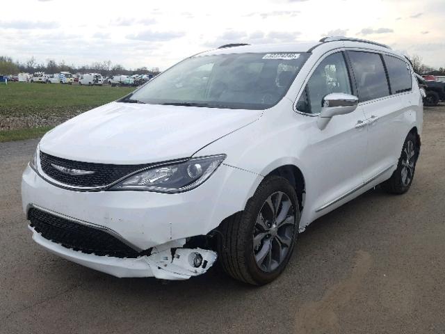 2C4RC1GGXHR689652 - 2017 CHRYSLER PACIFICA L WHITE photo 2