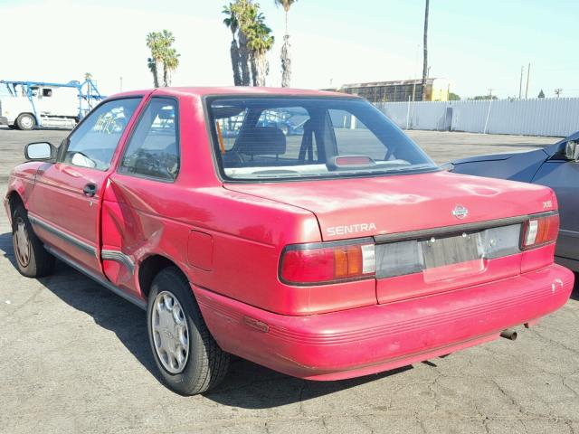 1N4EB32A8PC735752 - 1993 NISSAN SENTRA E RED photo 3