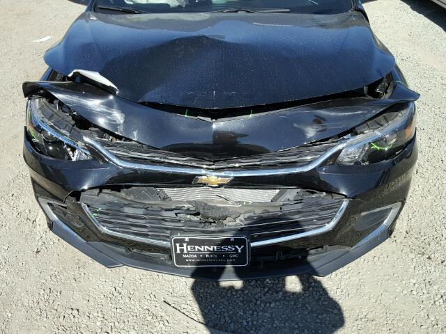 1G1ZB5ST8GF295614 - 2016 CHEVROLET MALIBU BLACK photo 9