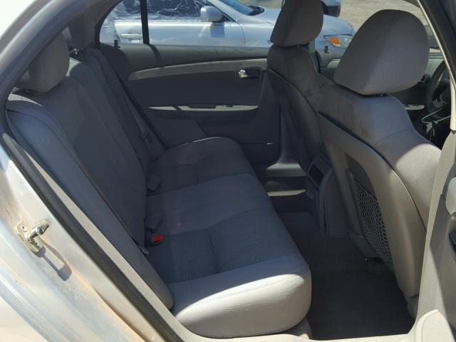 1G1ZB5EB5AF314095 - 2010 CHEVROLET MALIBU LS 银色 照片 6