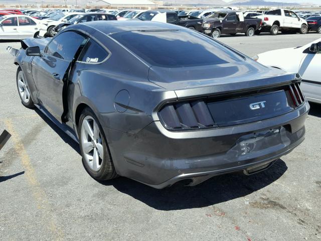 1FA6P8CF0G5336707 - 2016 FORD MUSTANG GT CHARCOAL photo 3