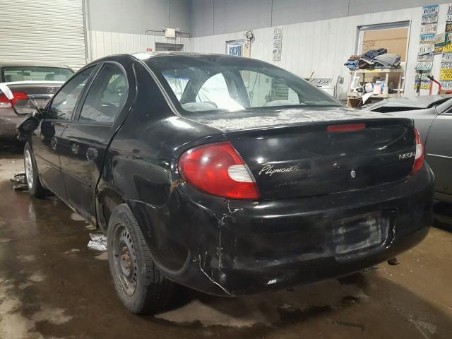 1P3ES46C3YD813877 - 2000 PLYMOUTH NEON BASE 黑色 照片 3