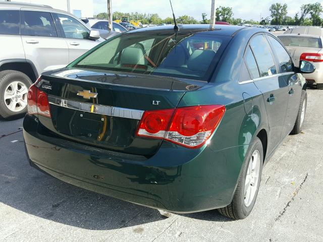 1G1PC5SB2E7180770 - 2014 CHEVROLET CRUZE LT GREEN photo 4