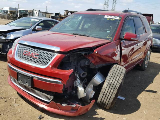 1GKKVTED3CJ223157 - 2012 GMC ACADIA DEN RED photo 2