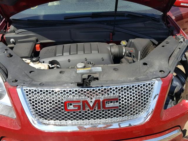 1GKKVTED3CJ223157 - 2012 GMC ACADIA DEN RED photo 7