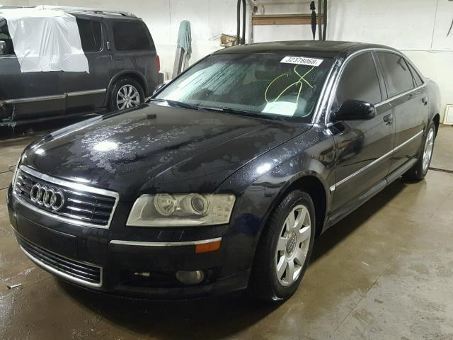 WAUML44E34N022747 - 2004 AUDI A8 L QUATT BLACK photo 2