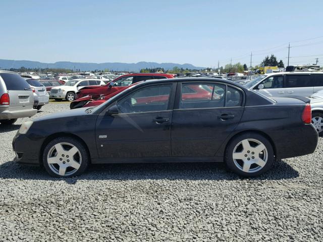 1G1ZW53106F262428 - 2006 CHEVROLET MALIBU SS BLACK photo 9