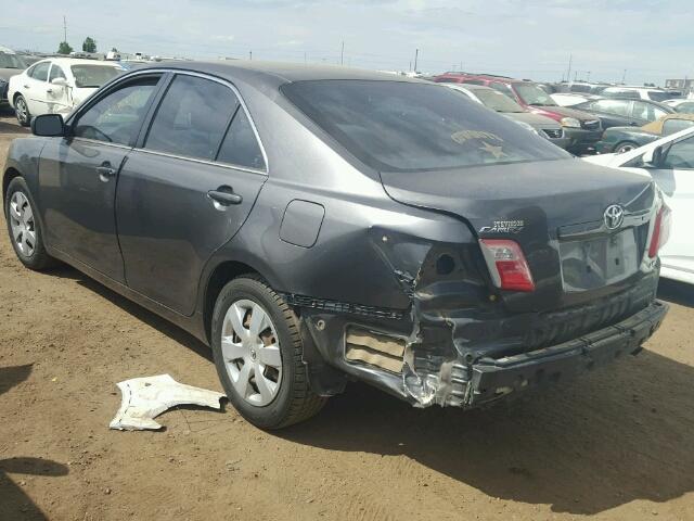 4T4BE46K98R023759 - 2008 TOYOTA CAMRY CE CHARCOAL photo 3