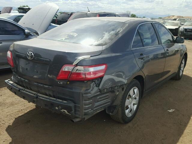 4T4BE46K98R023759 - 2008 TOYOTA CAMRY CE CHARCOAL photo 4