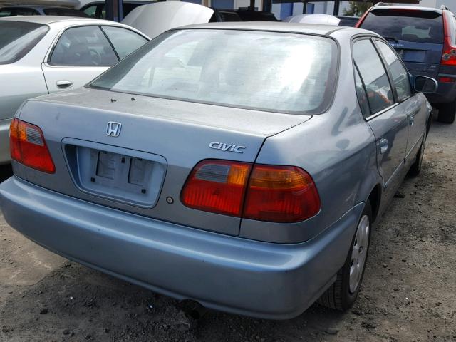 2HGEJ6616YH517172 - 2000 HONDA CIVIC BASE TEAL photo 4