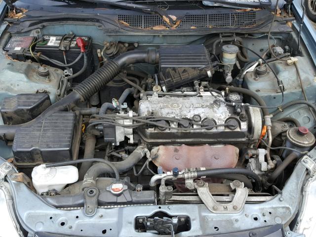 2HGEJ6616YH517172 - 2000 HONDA CIVIC BASE TEAL photo 7