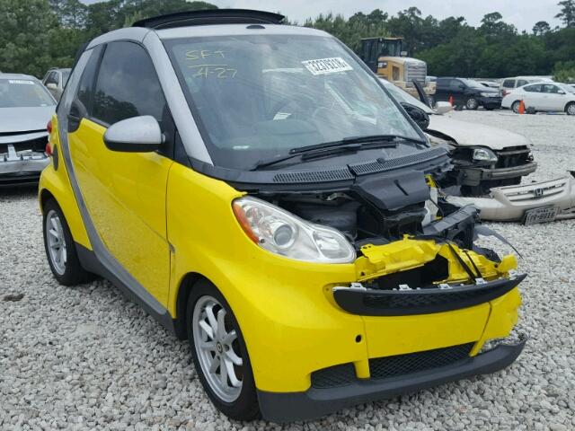 WMEEK31X98K082308 - 2008 SMART FORTWO PAS 黄色 照片 1