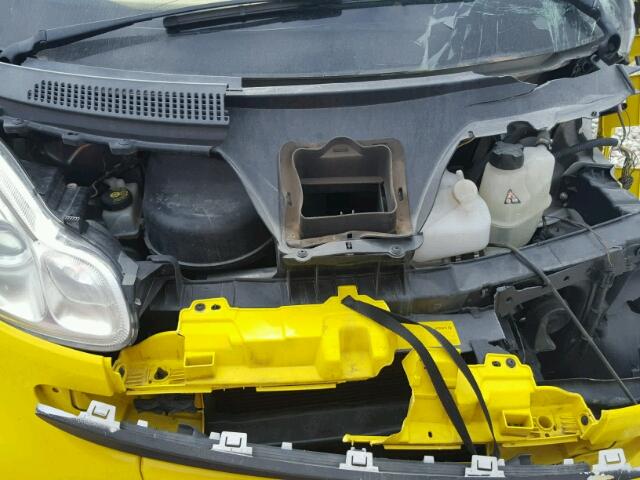 WMEEK31X98K082308 - 2008 SMART FORTWO PAS 黄色 照片 7