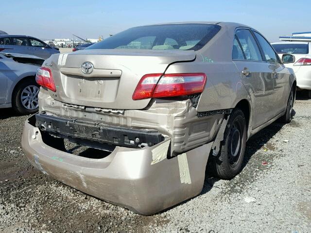 4T1BE46K58U774724 - 2008 TOYOTA CAMRY CE/L GOLD photo 4